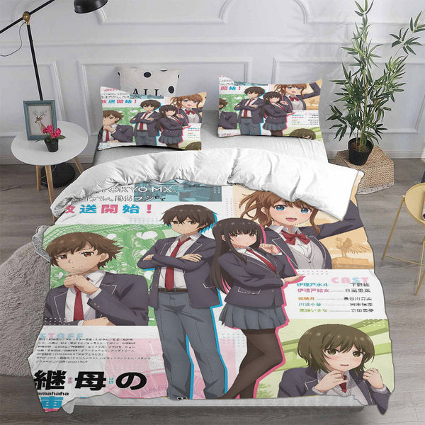 My Stepmom's Daughter Is My Ex Bedding Sets Duvet Cover Halloween Cosplay Comforter Sets