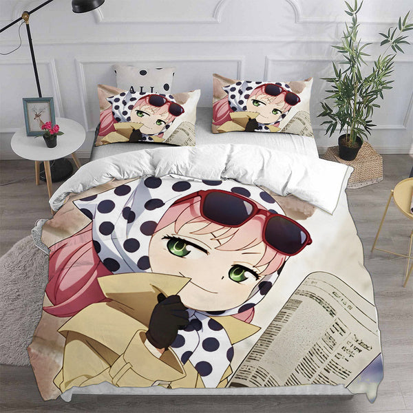 Spy x Family Cosplay Bedding Sets Duvet Cover Halloween Comforter Sets