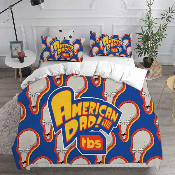 American Dad Bedding Set Duvet Cover Comforter Sets