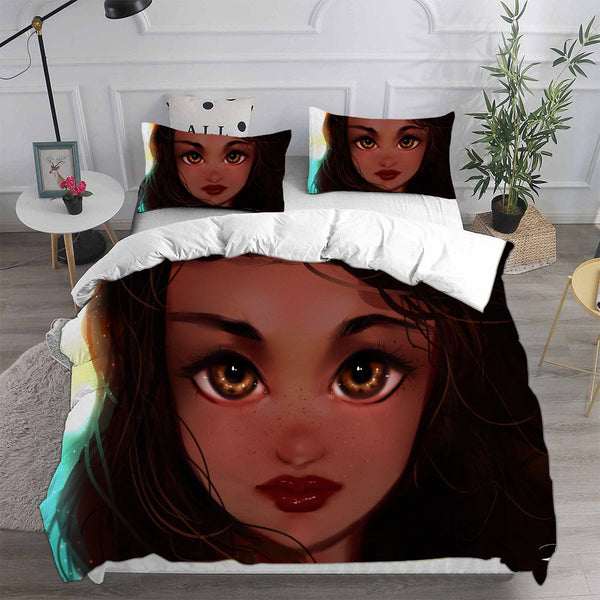 Moana Cosplay Bedding Sets Duvet Cover Halloween Comforter Sets