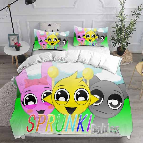 Sprunki Bedding Set Duvet Cover Comforter Sets