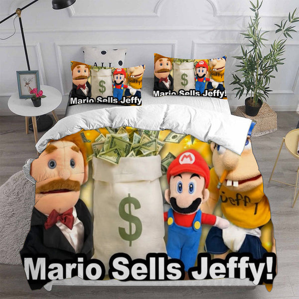 Jeffy Bedding Sets Duvet Cover Comforter Set