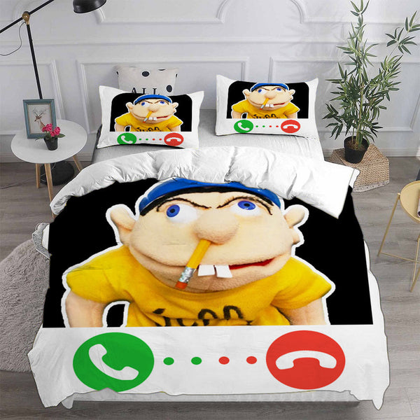 Jeffy Bedding Sets Duvet Cover Comforter Set