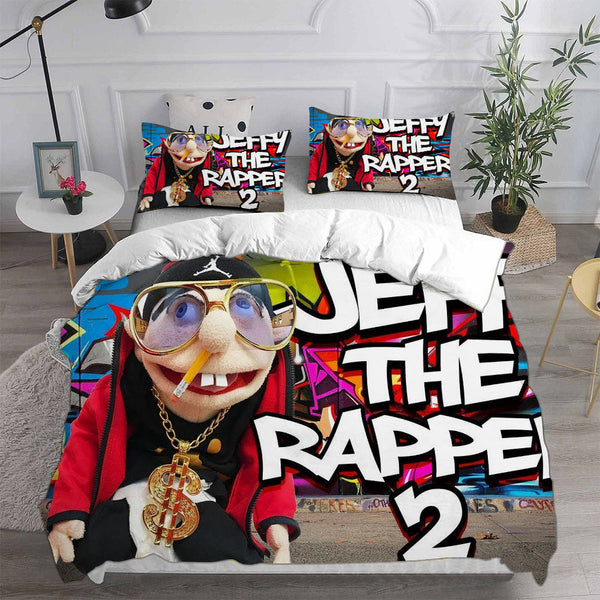 Jeffy Bedding Sets Duvet Cover Comforter Set