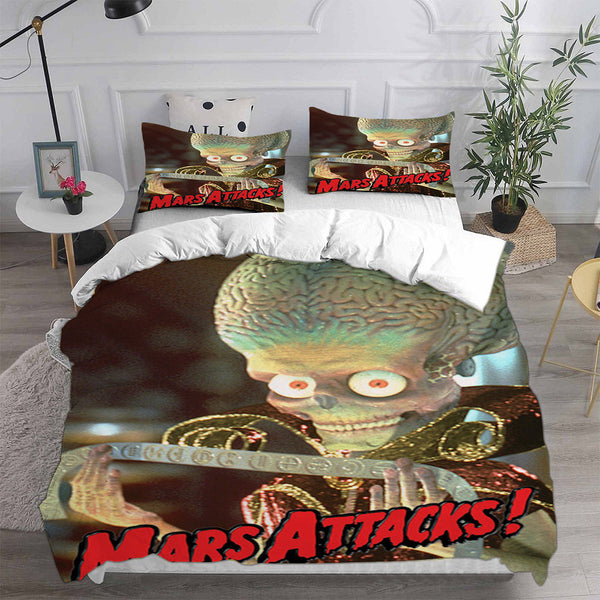 Mars Attacks Bedding Set Duvet Cover Comforter Sets