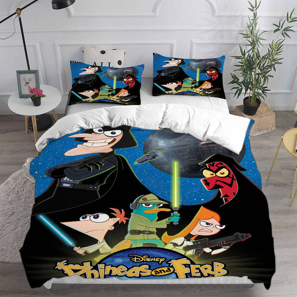 Phineas and Ferb Bedding Sets Duvet Cover Comforter Set