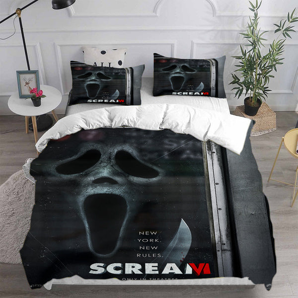 Scream VI Bedding Sets Duvet Cover Comforter Set