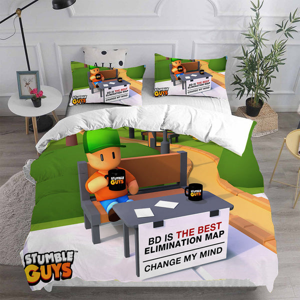 Stumble Guys Bedding Sets Duvet Cover Comforter Set