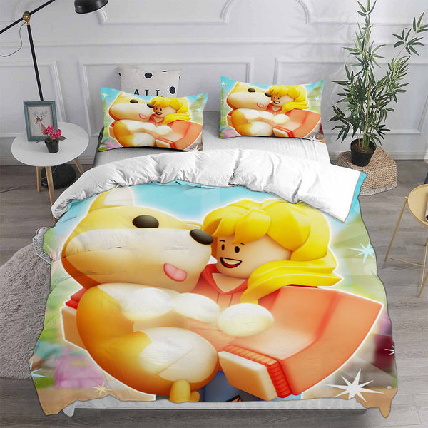 Adopt Me Bedding Sets Duvet Cover Comforter Set