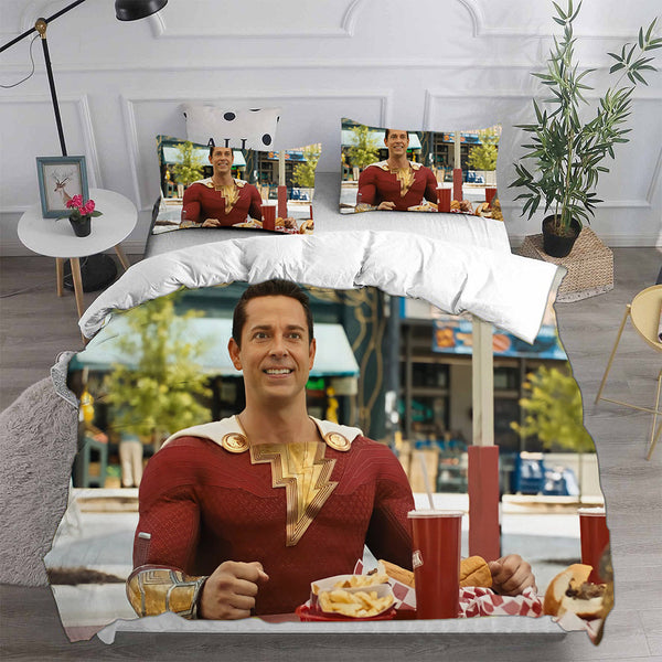 Shazam Fury of the Gods Bedding Sets Duvet Cover Comforter Set