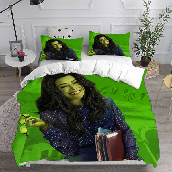 She Hulk 2022 Bedding Sets Duvet Cover Halloween Cosplay Comforter Sets