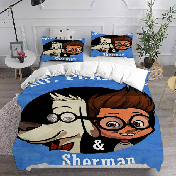 Mr. Peabody & Sherman Bedding Sets Duvet Cover Comforter Set
