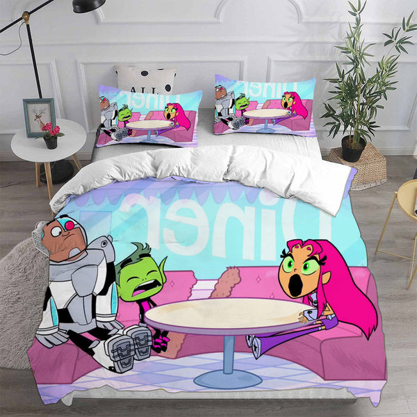 Teen Titans Go Bedding Sets Duvet Cover Comforter Sets