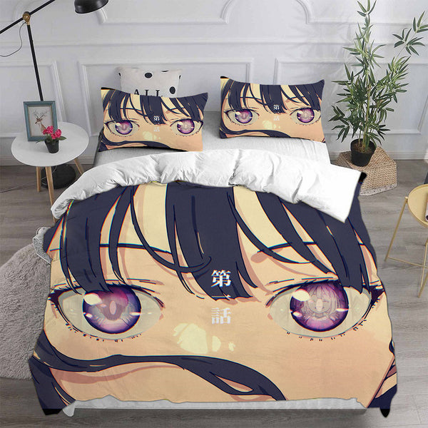 Lycoris Recoil Bedding Sets Duvet Cover Halloween Cosplay Comforter Sets