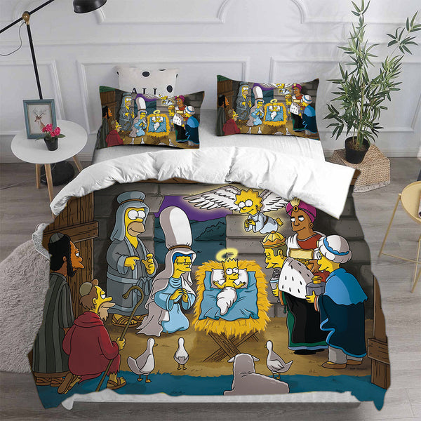The Simpsons Bedding Sets Duvet Cover Comforter Set