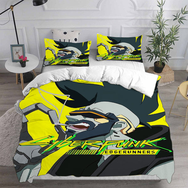 Cyberpunk Edgerunners Bedding Sets Duvet Cover Comforter Set