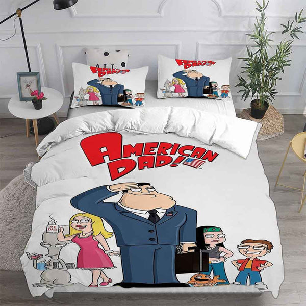American Dad Bedding Set Duvet Cover Comforter Sets