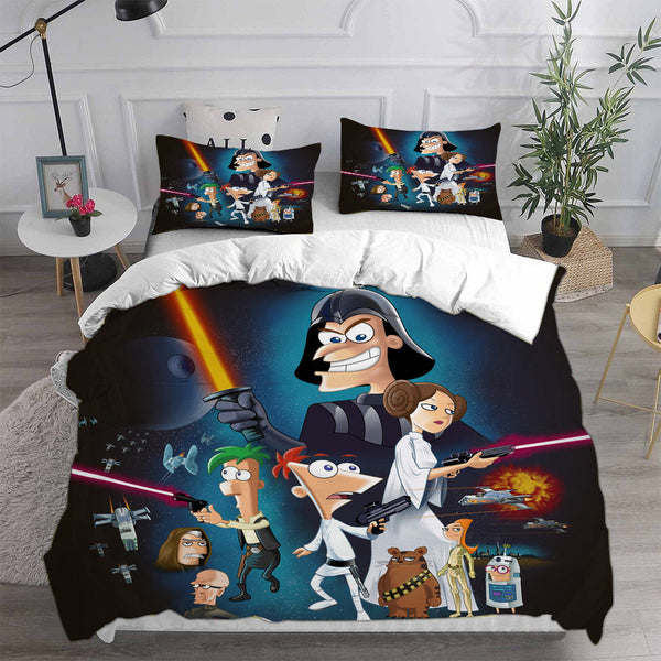 Phineas and Ferb Bedding Sets Duvet Cover Comforter Set