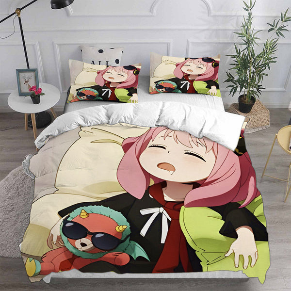 Spy x Family Cosplay Bedding Sets Duvet Cover Halloween Comforter Sets