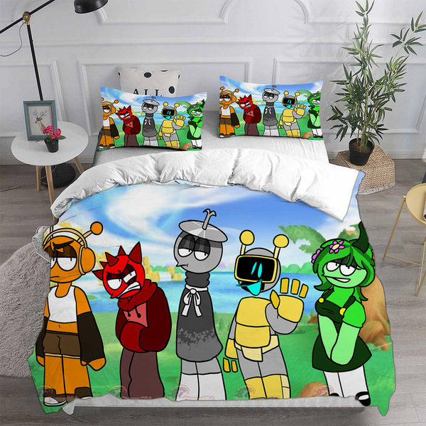 Sprunki Bedding Set Duvet Cover Comforter Sets