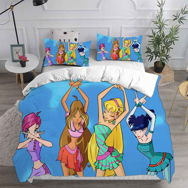 Winx Club Bedding Set Duvet Cover Comforter Sets