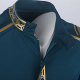 Star Trek SNW Captain Pike Gold Uniforms Top Shirts Cosplay Costumes for Men