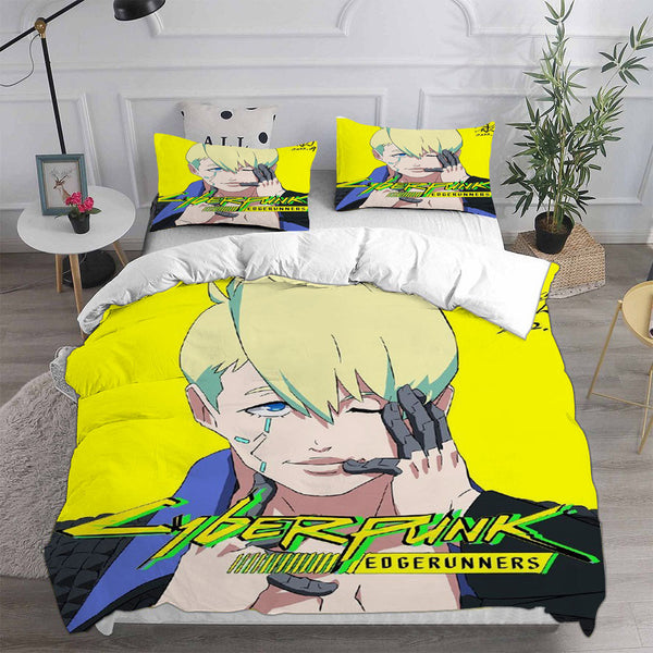 Cyberpunk Edgerunners Bedding Sets Duvet Cover Comforter Set