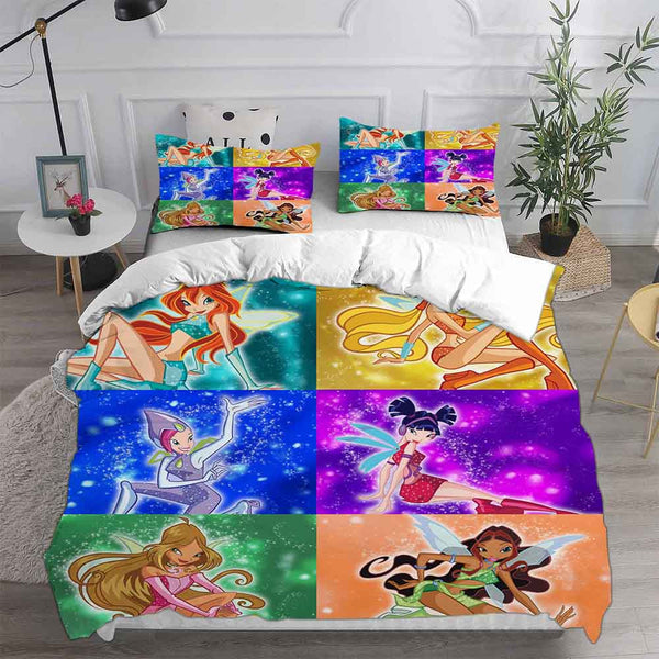 Winx Club Bedding Set Duvet Cover Comforter Sets