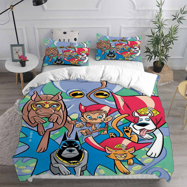 DC League of Super-Pets Bedding Sets Duvet Cover Halloween Cosplay Comforter Sets