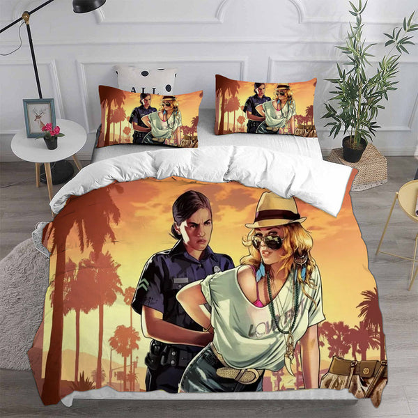 Grand Theft Auto V Bedding Sets Duvet Cover Comforter Set