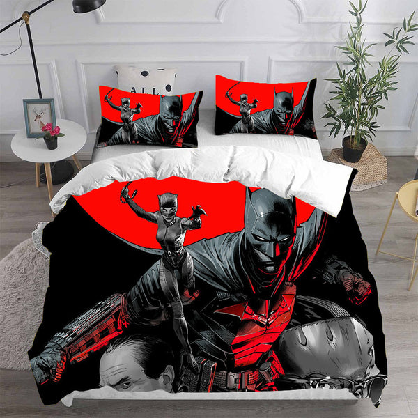 The Batman Cosplay Bedding Sets Duvet Cover Halloween Comforter Sets