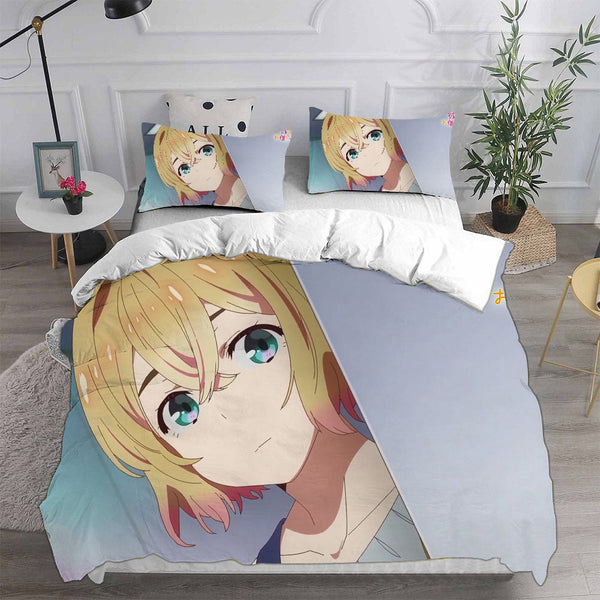 Rent A Girlfriend Season 2 Bedding Sets Duvet Cover Halloween Cosplay Comforter Sets