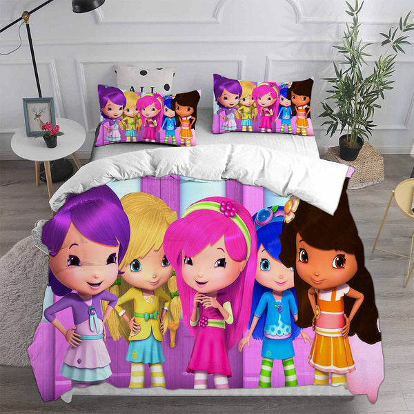 Strawberry Shortcake's Berry Bitty Adventures Bedding Set Duvet Cover Comforter Sets