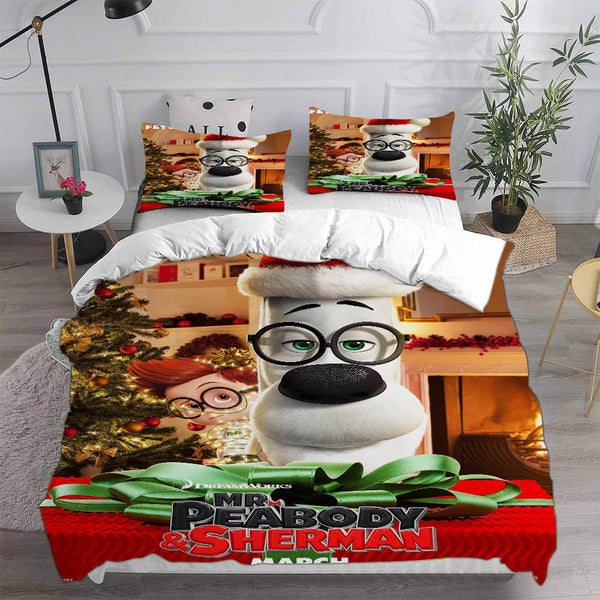 Mr. Peabody & Sherman Bedding Sets Duvet Cover Comforter Set