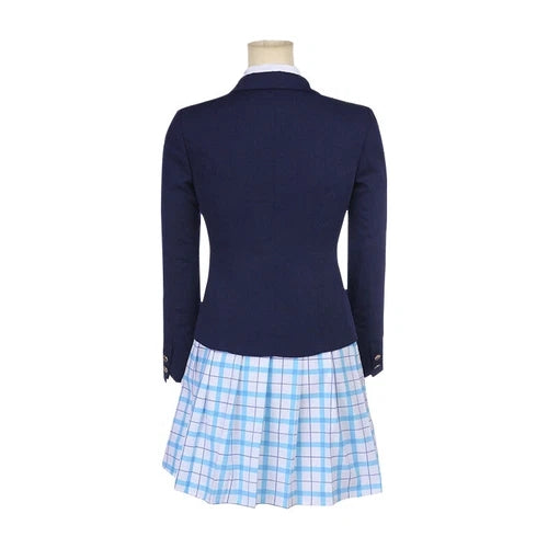 A Silent Voice Nishimiya Shouko Cosplay Costume Halloween Carnival Suit JK Dress