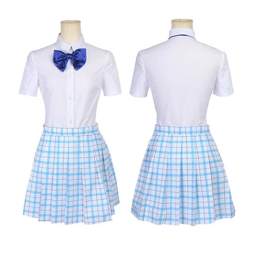 A Silent Voice Nishimiya Shouko Cosplay Costume Halloween Carnival Suit JK Dress