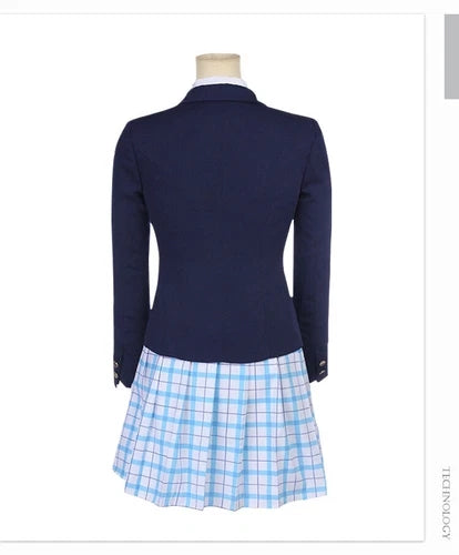 A Silent Voice Nishimiya Shouko Cosplay Costume Halloween Carnival Suit JK Dress