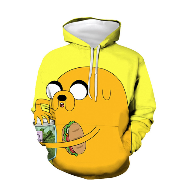 Adventure Time with Finn and Jake 3D Hoodies Sweatshirt Coat Jackets Costumes