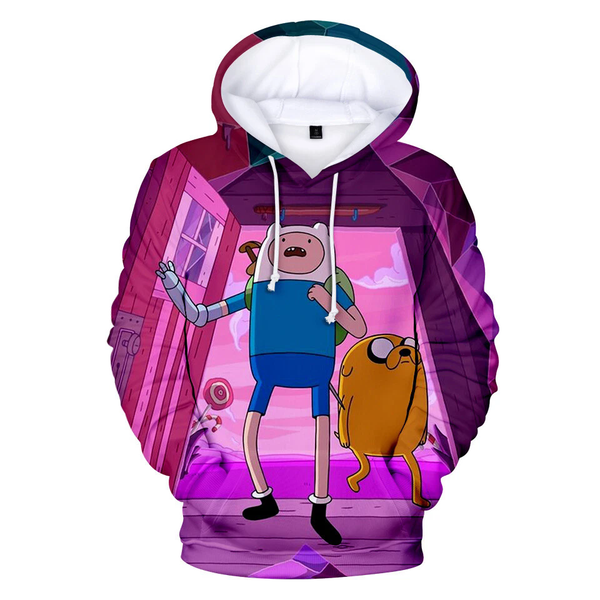 Adventure Time with Finn and Jake 3D Hoodies Sweatshirt Coat Jackets Costumes