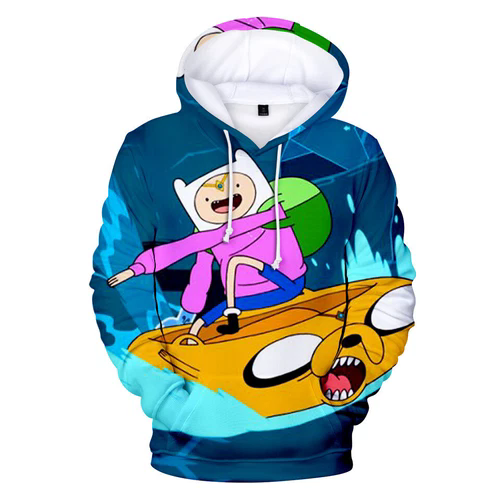 Adventure Time with Finn and Jake 3D Hoodies Sweatshirt Coat Jackets Costumes