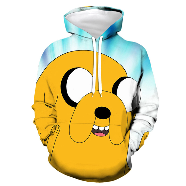 Adventure Time with Finn and Jake 3D Hoodies Sweatshirt Coat Jackets Costumes
