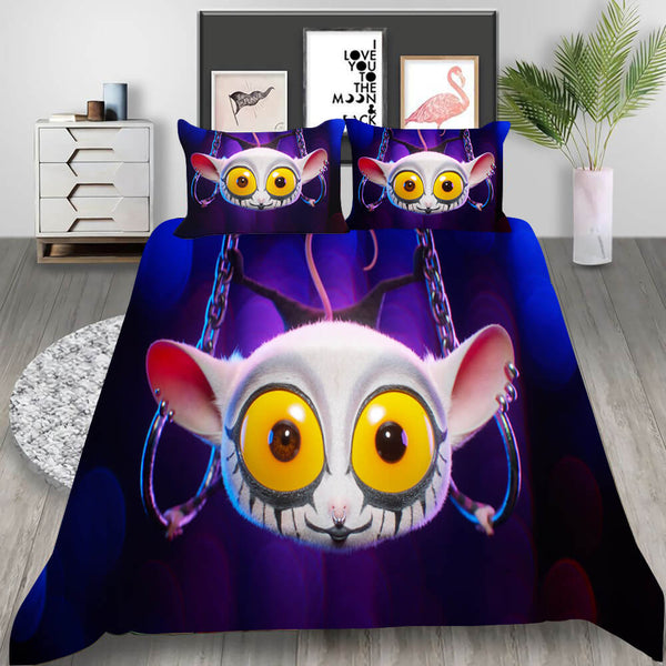Animated Movie Sing 2 Cosplay Bedding Set Duvet Cover Halloween Bed Sheets