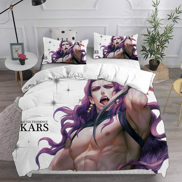 Anime JoJo's Bizarre Adventure Stone Ocean Cosplay Bedding Sets Duvet Cover Halloween Comforter Sets