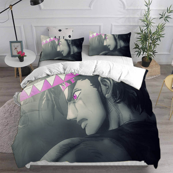 Anime JoJo's Bizarre Adventure Stone Ocean Cosplay Bedding Sets Duvet Cover Halloween Comforter Sets