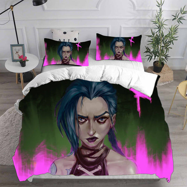 Arcane: League of Legends Cosplay Bedding Sets Duvet Cover Halloween Comforter Sets