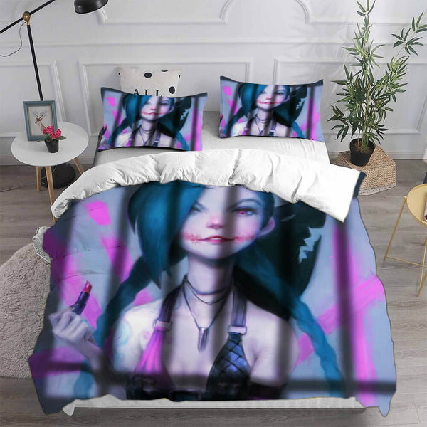 Arcane: League of Legends Cosplay Bedding Sets Duvet Cover Halloween Comforter Sets