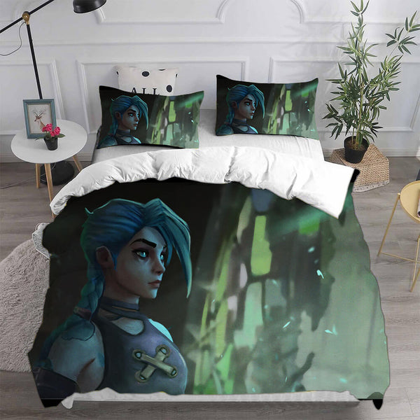 Arcane Season 1 Cosplay Bedding Sets Duvet Cover Halloween Comforter Sets