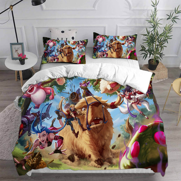 Arcane Season 1 Cosplay Bedding Sets Duvet Cover Halloween Comforter Sets