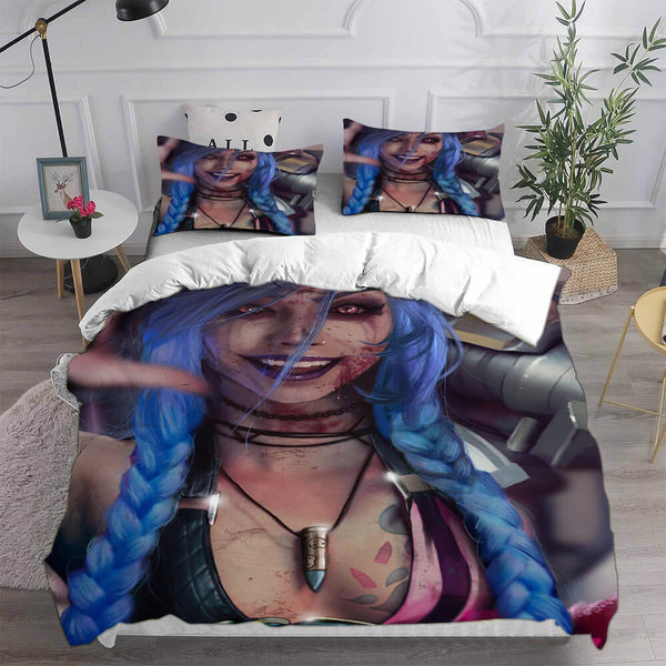 Arcane Season 1 Cosplay Bedding Sets Duvet Cover Halloween Comforter Sets