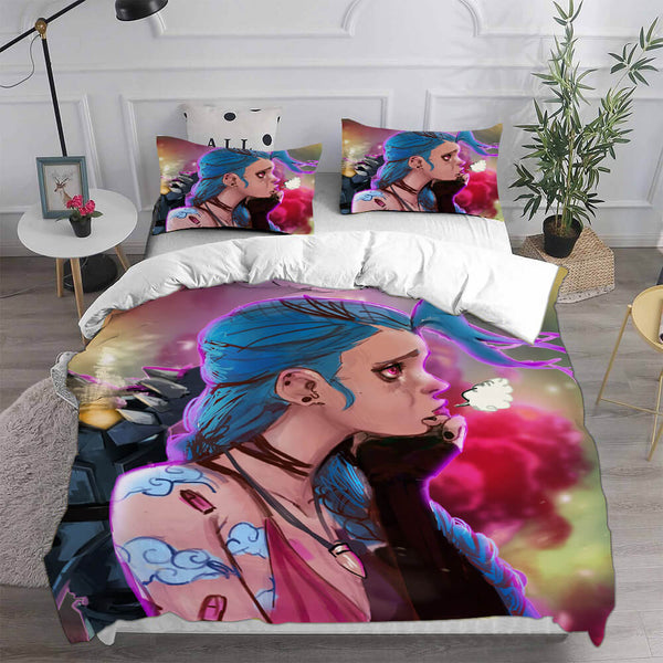 Arcane Season 1 Cosplay Bedding Sets Duvet Cover Halloween Comforter Sets